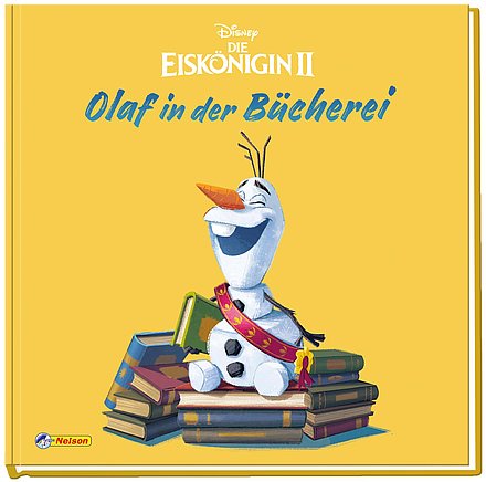 Buchcover "Disney Die Eiskönigin II - Olaf in der Bücherei", Nelson