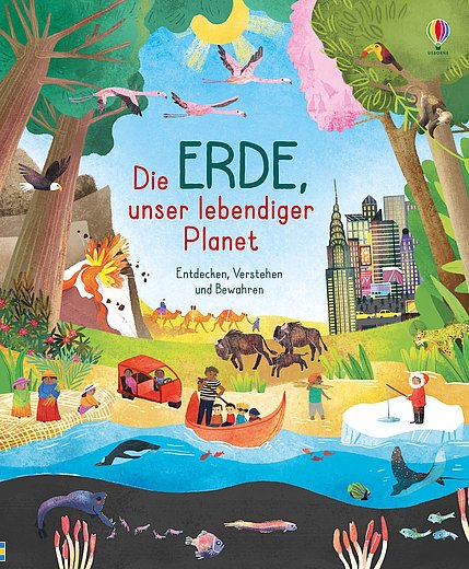 Buchcover "Die Erde, unser lebendiger Planet"