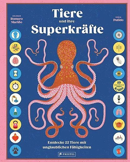 Buchcover "Tiere und ihre Superkräfte", Prestel 