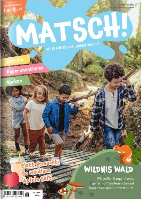 Cover, Matsch, Zeitschriften, Siegel, Landlust Verlag
