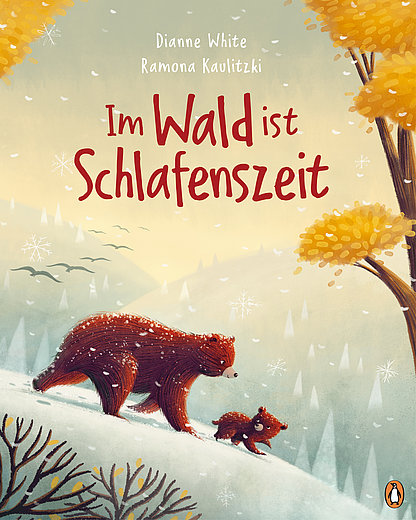 Buchcover "Im Wald ist Schlafenszeit", Penguin Junior