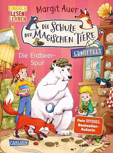 Buchcover "Die Erdbeerspur: Die Schule der magischen Tiere ermittelt", Carlsen
