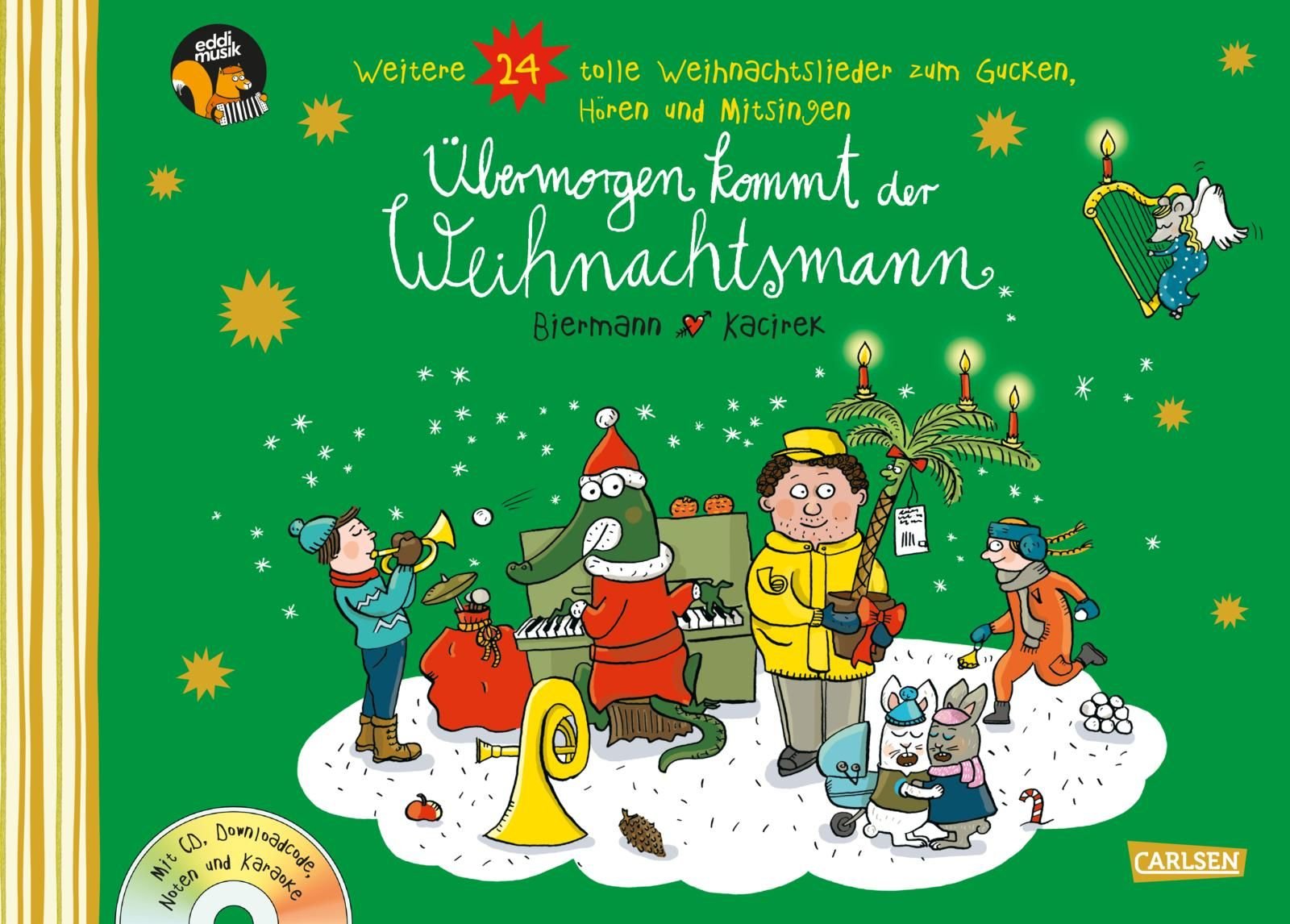 Buchcover "Übermorgen kommt der Weihnachtsmann", Carlsen