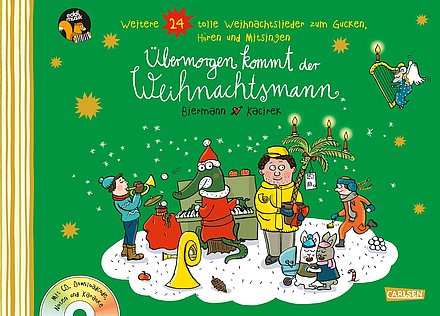 Buchcover "Übermorgen kommt der Weihnachtsmann", Carlsen