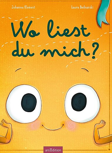 Buchcover "Wo liest du mich?", arsEdition 