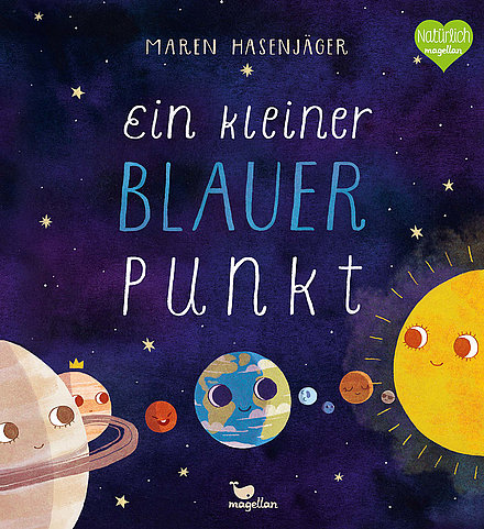 Buchcover "Ein kleiner blauer Punkt", Magellan