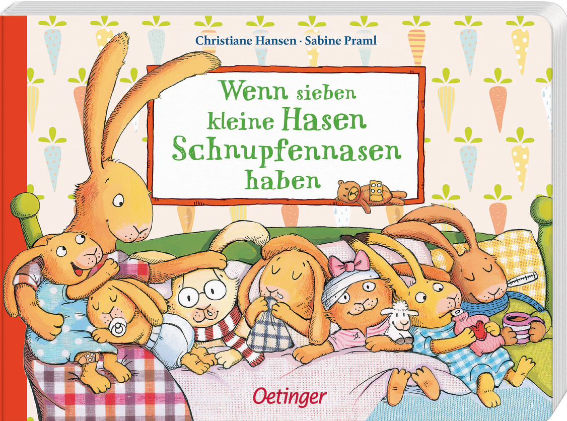 Buchcover "Wenn sieben kleine Hasen Schnupfennasen haben"