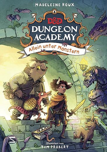 Buchcover "Dungeon Academy", Schneiderbuch 