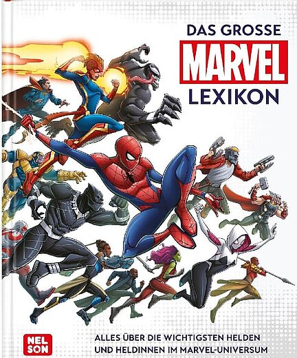 Buchcover "Das grosse Marvel Lexikon", Nelson 