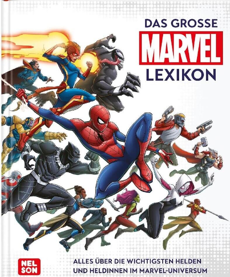 Buchcover "Das grosse Marvel Lexikon", Nelson 