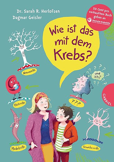 Buchcover "Wie ist das mit dem Krebs"