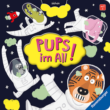 Buchcover: "Pups im All"; Ravensburger