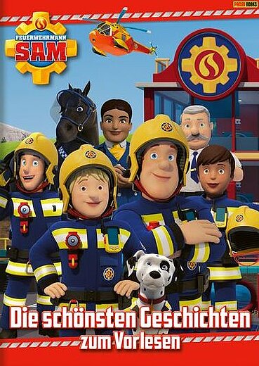 Buchcover "Feuerwehrmann Sam: Die schönsten Geschichten zum Vorlesen", Panini