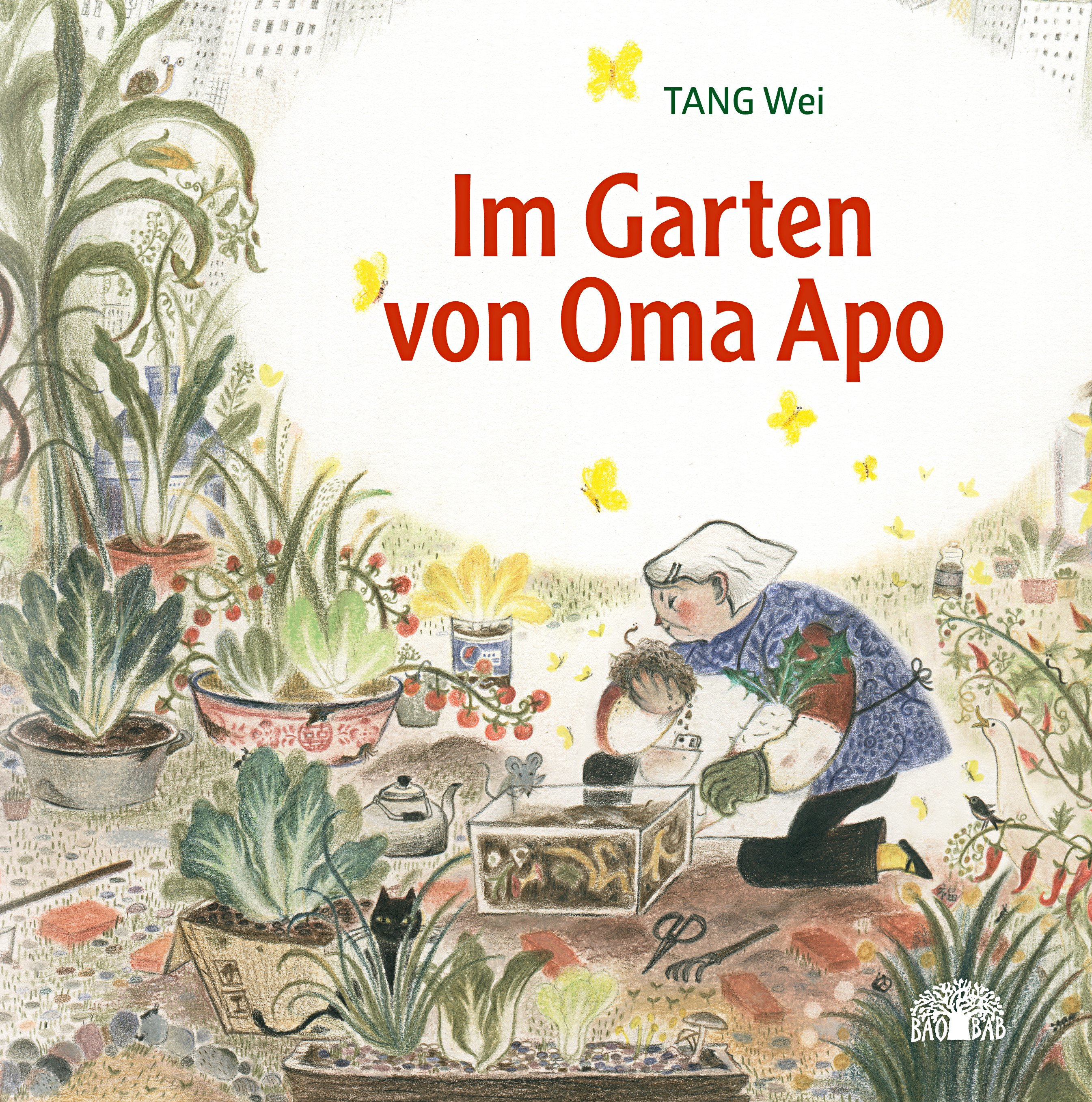 Buchcover "Im Garten von Oma Apo"