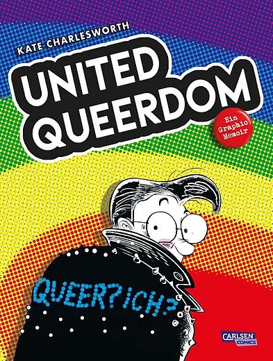 Buchcover "United Queerdom", Carlsen Comics