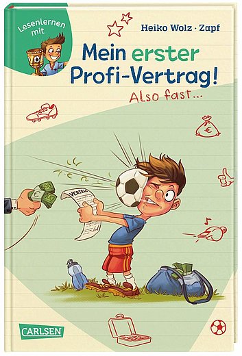 Buchcover "Mein erster Profi-Vertrag! Also fast..."