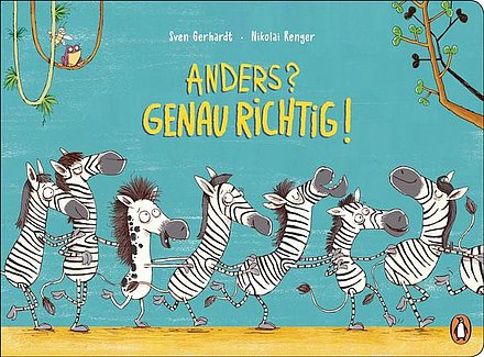 Buchcover "Anders? Genau richtig!", Penguin Junior