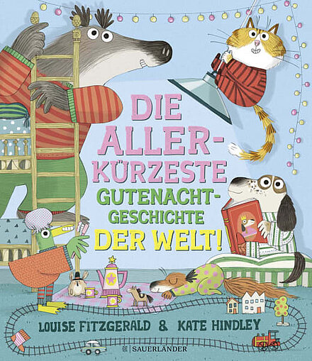 Buchcover "Die allerkürzeste Gutenachtgeschichte der Welt", Sauerländer 
