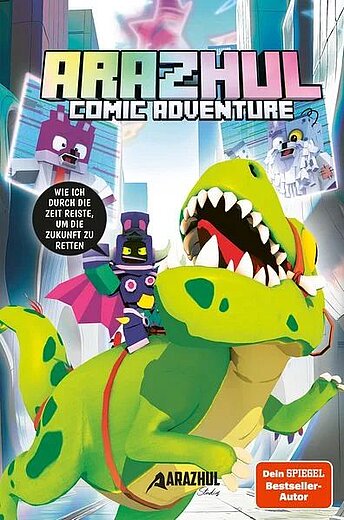Buchcover "Wie ich durch die Zeit reiste, um die Zukunft zu retten - Comic Adventure", Community Editions