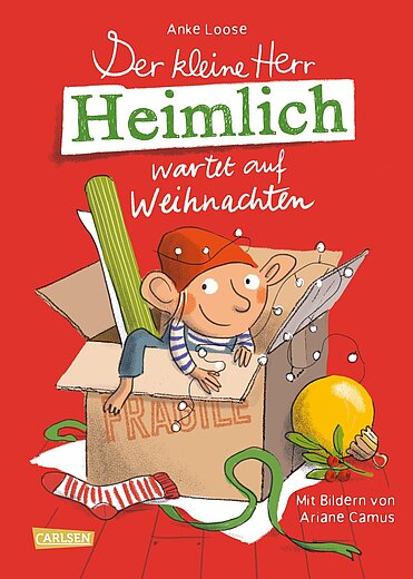 Cover, Der kleine Herr Heimlich wartet auf Weihnachten, Carlsen