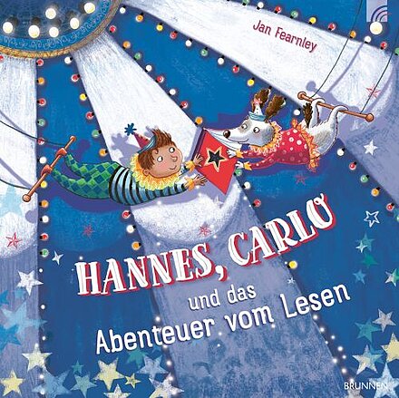Buchcover "Hannes, Carlo und das Abenteuer vom Lesen", Brunnen 