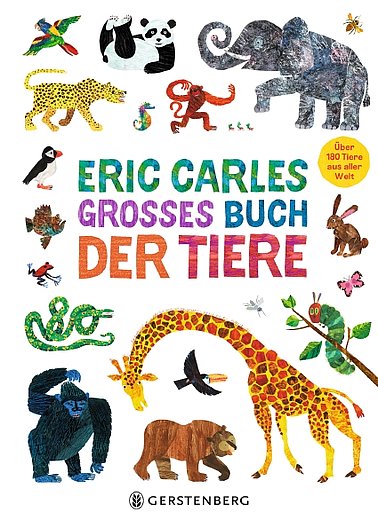 Buchcover, Eric Carles großes Buch der Tiere, Gerstenberg