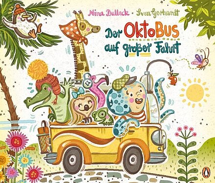 Buchcover "Der Oktobus auf großer Fahrt", Penguin Junior