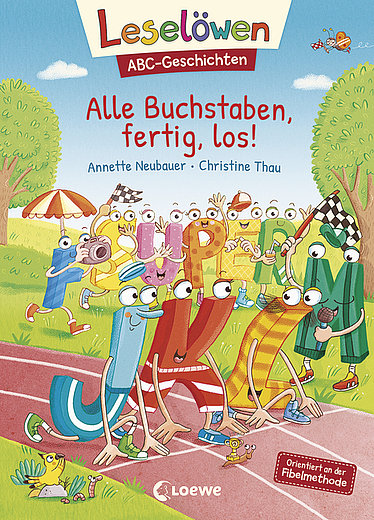 Buchcover "Alle Buchstaben, fertig, los!"