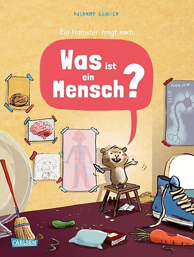 Buchcover "Was ist ein Mensch?", Carlsen 