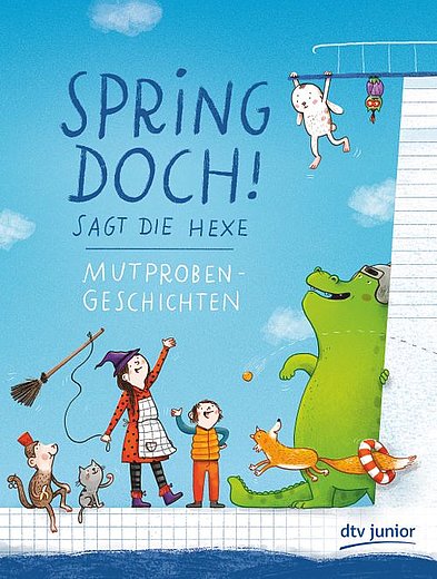 Buchcover "Spring doch, sagt die Hexe"