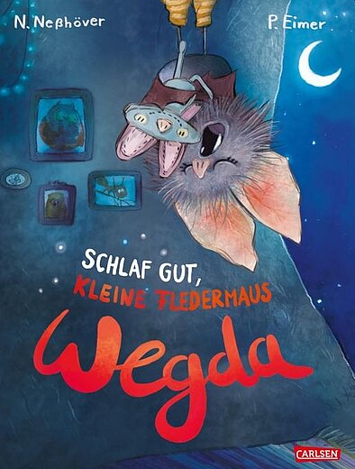 Buchcover "Schlaf gut, kleine Fledermaus Wegda", Carlsen