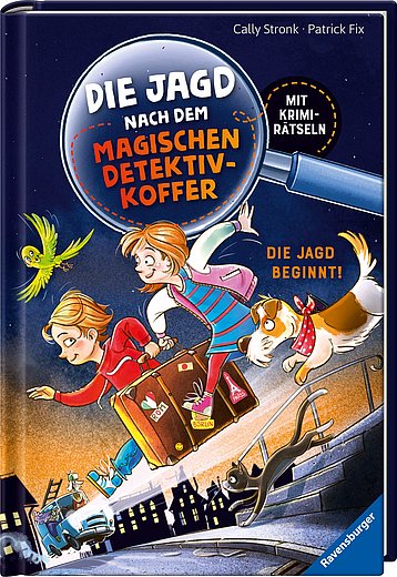 Buchcover "Die Jagd nach dem magischen Detektivkoffer - Die Jagd beginnt!", Ravensburger