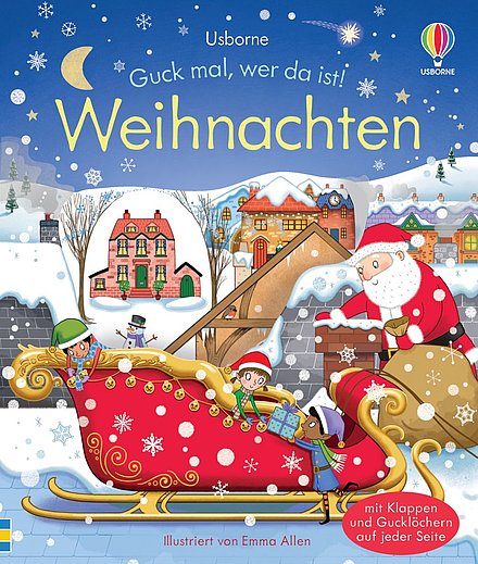 Buchcover "Guck mal wer da ist: Weihnachten", Usborne 