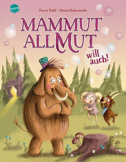 Buchcover "Mammut Allmut will auch!", Arena