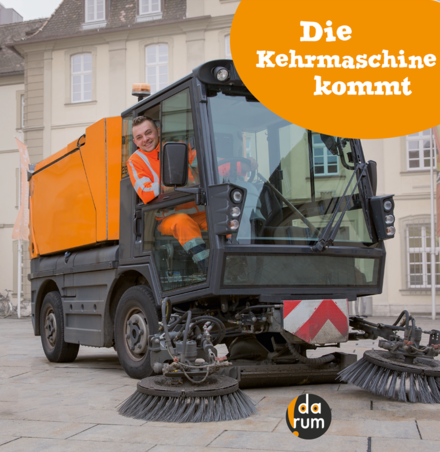 Buchcover "Die Kehrmaschine kommt"