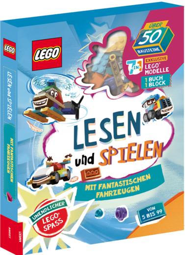 Buchcover "LEGO Lesen und Spielen. Mit fantastischen Fahrzeugen"