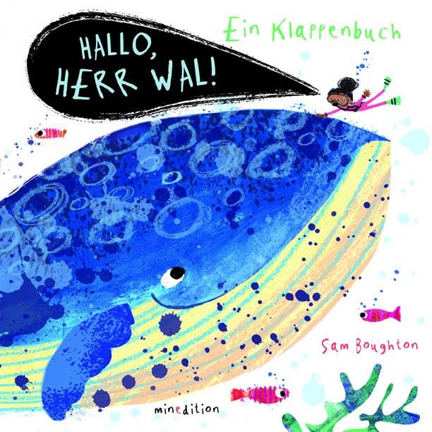 Buchcover "Hallo, Herr Wal!", minedition