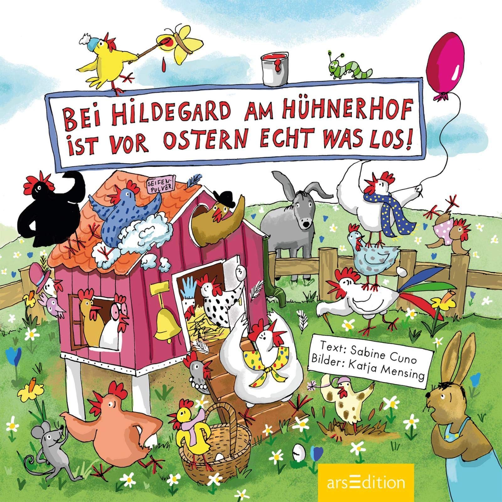 Buchcover "Bei Hildegard am Hühnerhof ist vor Ostern echt was los!"