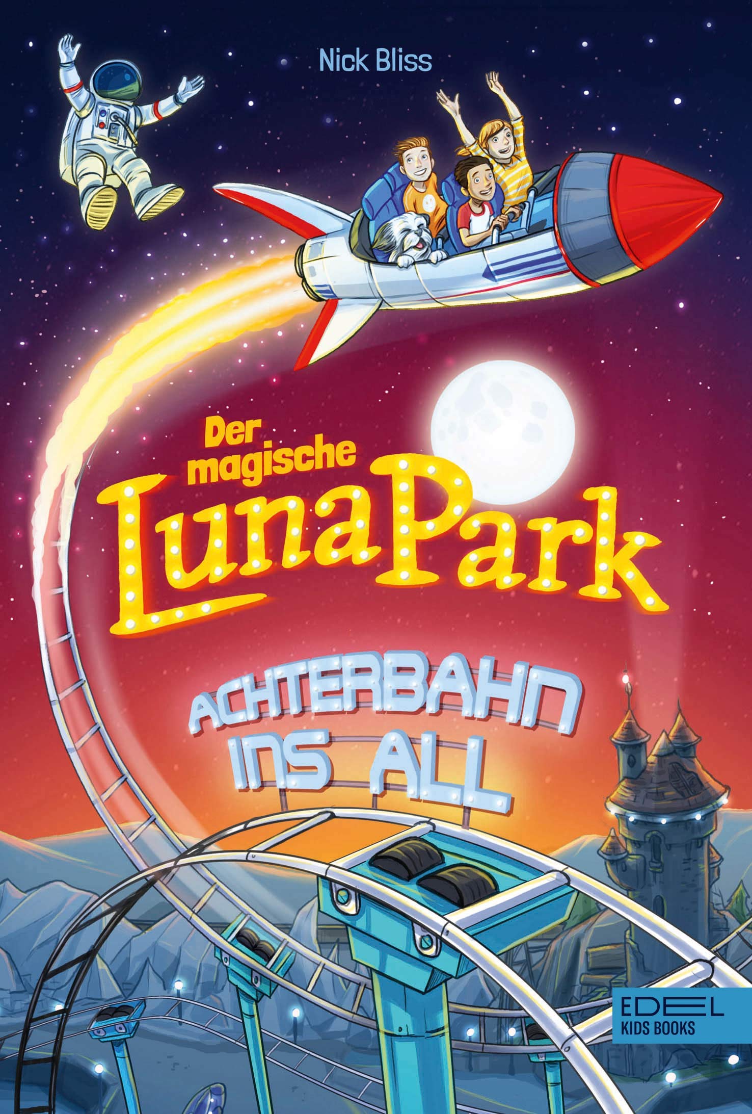 Buchcover "Der magische Luna-Park - Achterbahn ins All"