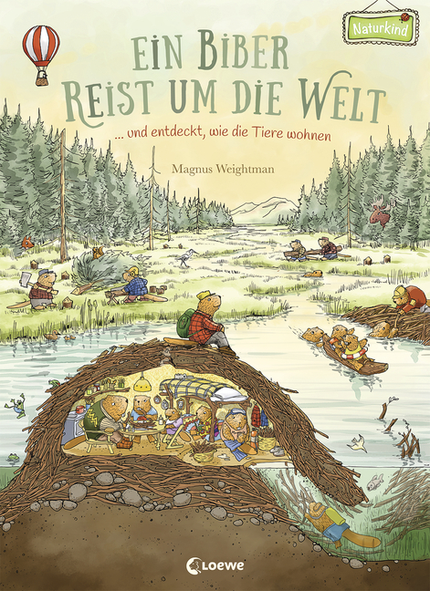 Buchcover "Ein Biber reist um die Welt"