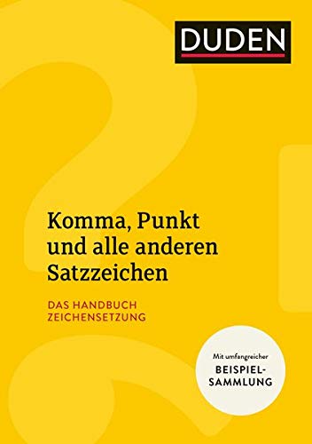 Buchcover "Komma, Punkt und alle anderne Satzzeichen"
