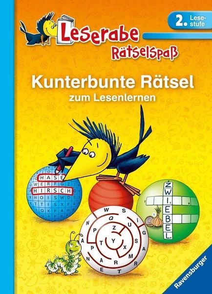 Buchcover "Kunterbunte Rätsel zum Lesenlernen"