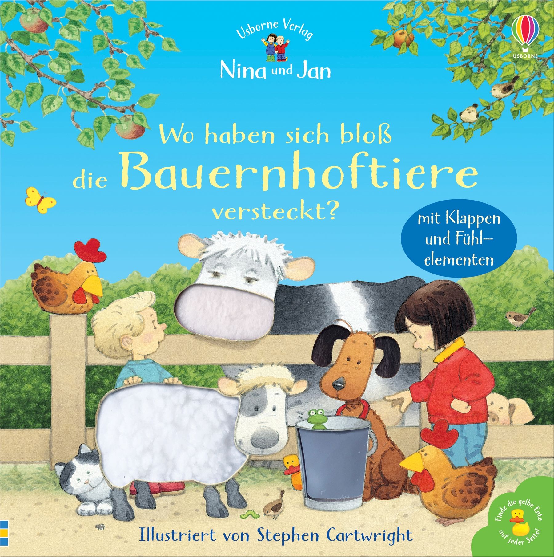Buchcover "Nina und Jan - Wo haben sich bloß die Bauernhoftiere versteckt?"