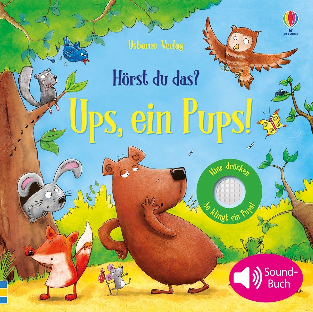 Buchcover "Ups, ein Pups"