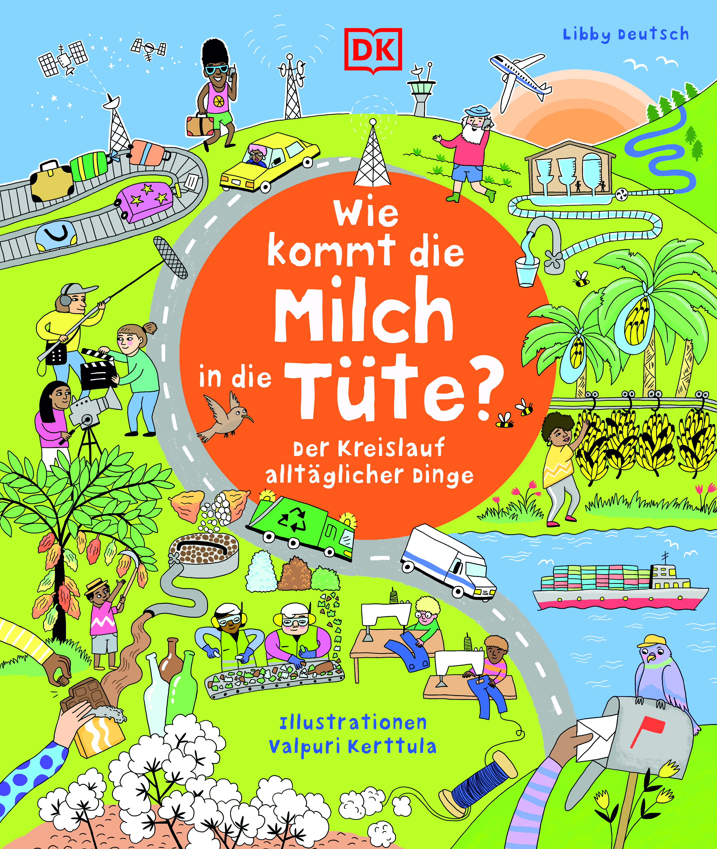 Buchcover "Wie kommt die Milch in die Tüte?"