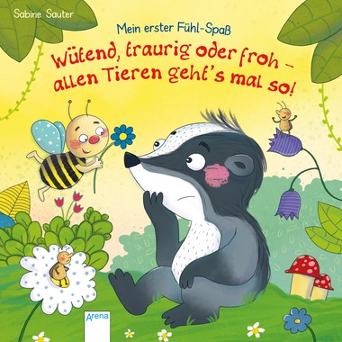 Buchcover "Wütend, traurig oder froh - allen Tieren geht's mal so!"